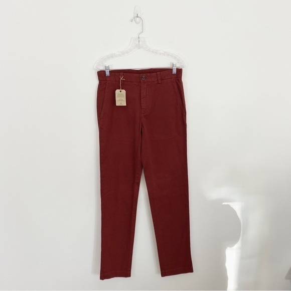 Brooks Brothers NEW 30 X 32 Garment Dyed Stretch Slim Fit Chinos‎ Pants - Picture 2 of 12